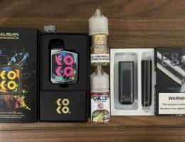 uwell koko, E8+, SMOK novo, Ejuice