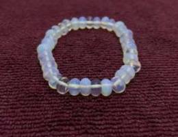 Opal egg white crystal Bracelet