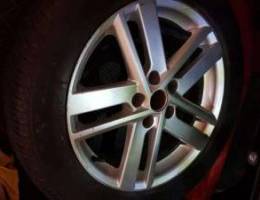 Toyota Camry Rim with Tyre.