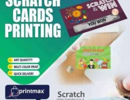 Scratch & Win Cards Printing
