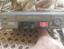 Vcr sony power coming i don't know working...