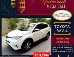 Toyota Rav 4 EID Mubarak Mega sale