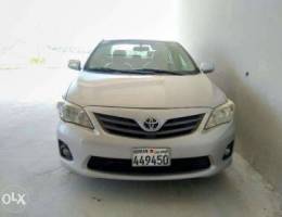 Toyota corolla 1.8L XLI 2013 Model