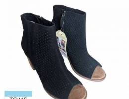 TOMS Majorca Peep Toe Bootie