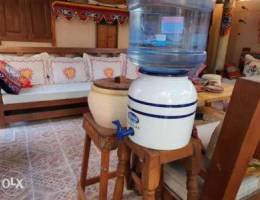 Water dispenser in clay pot