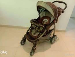 Graco pram with baby car seat