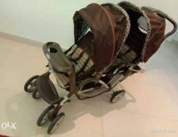 Graco double pram