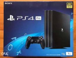 Playstation 4 Pro 1TB Ù…Ù…ØªØ§Ø²Ø© Ø¨Ø­Ø§Ù„Ø© Ø§Ù„Ø¬Ø¯ÙŠØ¯Ø©...