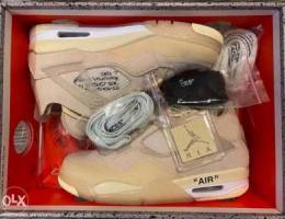 Air Jordan 4 X Off White Sail Size EU 42