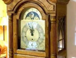 Howard miller oak grandfather clock