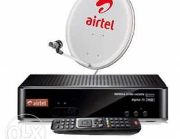 Airtel reciver sale and recharging