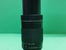 Canon 55 - 250 mm lens for sale