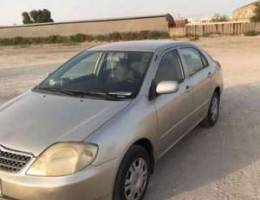 Toyota Corolla 2002 model 3rd Owner