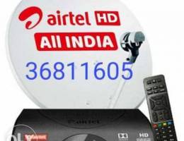 Airtel brand new dish with fixing now good...