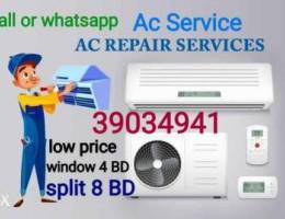 we reparing and service AC with good price...