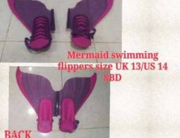 Mermaid swimming flippers for sale