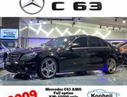 Mercedes *C63 AMG* 2009 Full option *KM; 5...