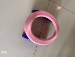 Portable foldable bag potty