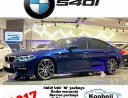 BMW 540i *M* package 2017 Agent maintained...