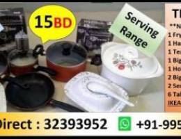 Serving & Tefal cooking range