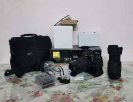 Nikon d7100 with 2 Lens, bag, battery grip