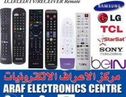 All Types Of TV And Reciever Remotes