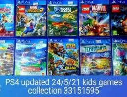 ps4 updated 25/5/21 kids games