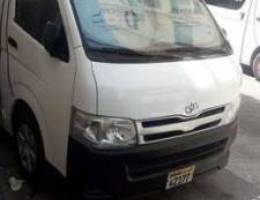 Toyota hiace for rent 2013