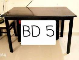 Black strong wooden table for knly BD 5