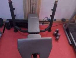 Technogear bench press with rack