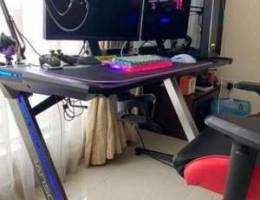 Ransor Gaming RGB Table - Like NEW