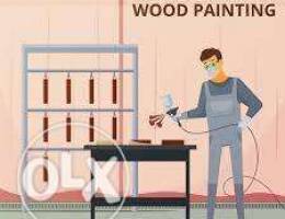 Wood Spray furniture Painter needed