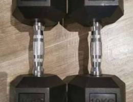 Dumbbells 10kg ( please read)