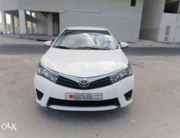 Toyota Corolla xli 1.6 model 2014 single o...