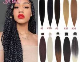 black braiding hair extension