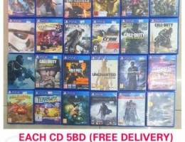 Ps4 games used each game 5bd (Ù…Ø³ØªØ®Ø¯Ù…) FREE...