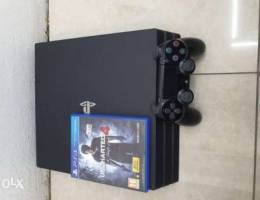 Ps4 pro 1tb with one gear n all cables n g...