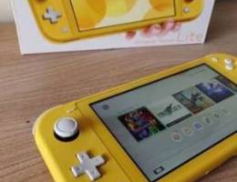 nintendo switch lite yellow with box one g...