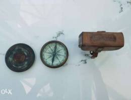 1885 Stanley London pocket compass