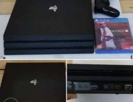 PS4 Pro with hitman2 excellent Condition.