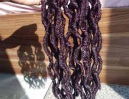 Crotchet hair extensions