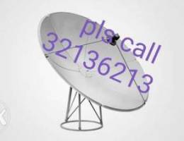 Dish fixing for satellite TV channel