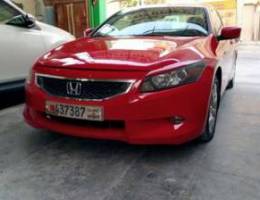 Honda accord 2008 2 door full year insuran...