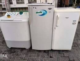 2 freezer and 1 Washing machine for sale