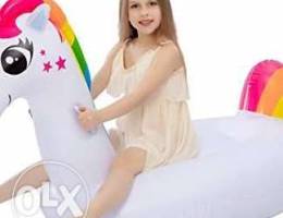 Unicorn pool float for sale kids playing 2...