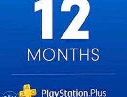 Bahrain/UAE 12 Months - Psn Plus