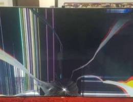 Samsung smart 55 inch. Broken