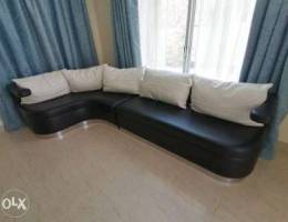 5 seater Leather Sofa