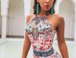 Floral tie back one piece swimsuit