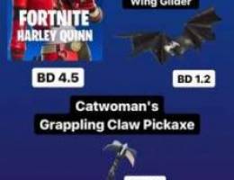 Fortnite - Harley, Batman Glider & Pickaxe